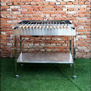 Grill Elettrico Girevole in Acciaio Inossidabile <span class=keywords><strong>per</strong></span> Spiedini e <span class=keywords><strong>Arrosticini</strong></span>, 40 Spiedini Singoli Automatici - Product Image 1