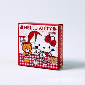 Y2K卡通人物仿真寿司零食饼干小猫盒汉堡面条食物吊饰配件垃圾手机壳工艺品 - Product Image 6