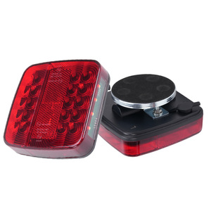 Feux arrière LED magnétiques rechargeables étanches pour camions, remorques, fourgons – Amélioration et modernisation 30V en matériau PC - Product Image 1