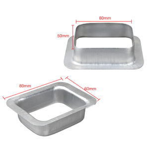 Accessoires de système de drainage des eaux pluviales personnalisés, descente d'eau carrée en aluminium résistant à la corrosion pour la connexion de tuyaux de drainage - Product Image 1