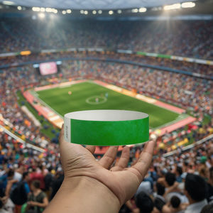 กระดาษพิมพ์อิงค์เจ็ท19X250มม. สายรัดข้อมือแบบ Tyvek สีทึบพร้อมชุดตัวเลข1000/แพ็ค - Product Image 2