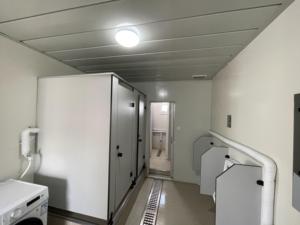 Casa Prefabricada Modular de 2-3 Pisos, Color Blanco Personalizado, <span class=keywords><strong>Contenedor</strong></span> Plano de Acero Reforzado y Transpirable <span class=keywords><strong>para</strong></span> Edificio de Oficinas - Product Image 2