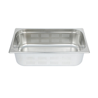 Fourniture d'usine équipement de cuisine professionnel Buffet en acier inoxydable récipient alimentaire pleine grandeur Gn Pan avec couvercle