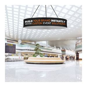 Custom Trade Show Overhead Display Hanging <b>Banner</b> Brand Promotion-Tension Fabric Ceiling <b>Banners</b> with Digital Printing - Product Image 6