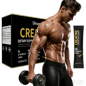 ผงครีเอทีนโมโนไฮเดรต Dismok สินค้าขายดีของ <span class=keywords><strong>Amazon</strong></span> แบบซอง 5 กรัม/ซอง 30 ซอง/กล่อง บรรจุภัณฑ์แบบซองเดี่ยวสำหรับผู้ชาย ช่วยเพิ่มกล้ามเนื้อ OEM - Product Image 4