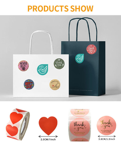 Rollo de Etiquetas Adhesivas de Papel Térmico Blanco Personalizables con Logotipo, para Vasos de Café, Empaque de Snacks y Supermercados - Product Image 3