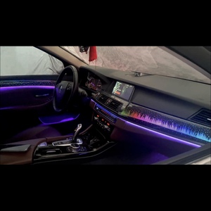 Per BMW Serie 5 F10 F11 F18 Modanature Interne OEM Speciali con Illuminazione LED d'Atmosfera Aggiornamento Luci Ambiente Effetto Cielo Stellato - Product Image 2