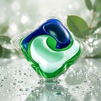 Capsules de lessive concentrées 20G Formule nettoyante en profondeur pour lavage automatique en machine avec 80% de contenu actif