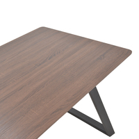 Table de salle à manger convertible en gros, blanche, verre brillant, design moderne, extension en MDF pour la maison, la cuisine, l'hôtel
