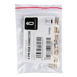 ขั้วต่อ RGB แบบ 4 ขา สำหรับแถบไฟแรงดันสูง ใช้ได้กับระบบไฟ LED เหมาะสำหรับการปรับแต่งและ - Product Image 2