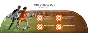 Yüksek kaliteli futbol forması OEM hizmeti özel nem esneklik özelleştirilmiş takım logosu futbol - Product Image 5