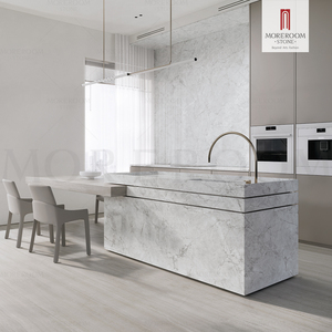 MOREROOM 3200x1600mm Super Blanc Coloré Corps Artificiel Marbre Fritté Pierre Comptoir Dalle pour Îlot <span class=keywords><strong>De</strong></span> <span class=keywords><strong>Cuisine</strong></span> - Product Image 3