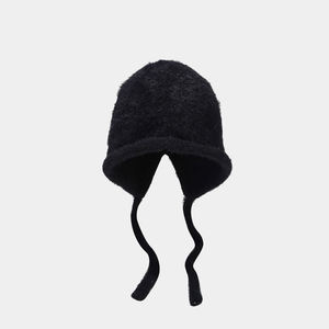 Winter Warm <span class=keywords><strong>Cat</strong></span> Ears Beanie 3D bestickte Baotou Strick mütze mit Gehörschutz für Strand und Business - Product Image 5