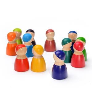 Bloques de figuras pequeñas de colores de alta calidad, juego de casa de juegos, cognición de Color, bloques de clasificación de Color, juguete, juego de rol simulado - Product Image 3