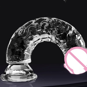 Vibratore in Cristallo Naturale di Alta Qualità, Grande, in Silicone Morbido, Dildo in Cristallo Artificiale per <span class=keywords><strong>Donne</strong></span> <span class=keywords><strong>e</strong></span> Uomini - Product Image 5