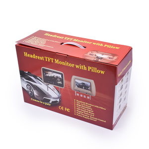 Moniteur d'appuie-tête de voiture 7 pouces avec télécommande, connecteur RCA, port AV, écran multimédia, pièces automobiles - Product Image 2
