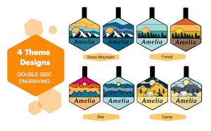 Etiquetas de Identificación Personalizadas de Silicona para Perros y Gatos - Etiqueta de Identificación Duradera, Impermeable y Elegante para Perros con Grabado Gratuito - Product Image 4