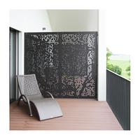 Panneaux muraux en aluminium décoratifs CNC, revêtement mural intérieur, plaque en aluminium perforée, panneaux de cloison de balcon, décoration