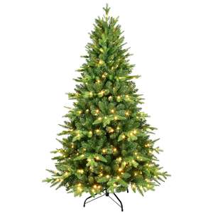Sapin de Noël artificiel DB 5FT pré-éclairé avec LED blanc chaud, décoration intérieure, base autoportante, léger, installation facile - Product Image 3