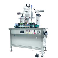 Machine de remplissage et de sertissage pneumatique semi-automatique 3 en 1 pour aérosols, peinture, huile, gaz, produits chimiques, avec pompe haute précision
