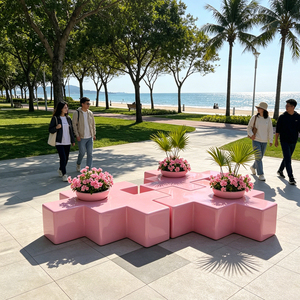 Sillas Artísticas Escultóricas para Exteriores, Personalizadas, con Diseño de Árbol, para Plazas de Parques Temáticos - Product Image 4