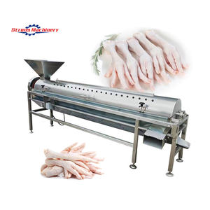 Línea de procesamiento de pies de pollo Juego completo Máquina peladora de pies de pollo Línea de producción automática de pies de pollo - Product Image 3