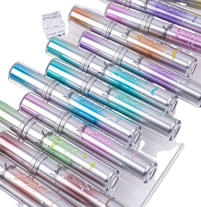 Set di 4 colori di <span class=keywords><strong>pennarelli</strong></span> evidenziatori di Glitter lucidi spessi con punta piatta scintillante e lucida per una facile visibilità - Product Image 2