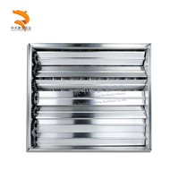 Vanne de régulation d'air à lamelles monocouche en alliage d'aluminium carrée moderne pour climatisation centrale, réglable au plafond
