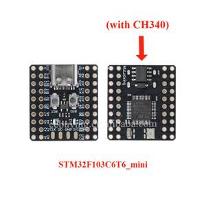 Mini <strong>STM32F103C8T6</strong> STM32F103C6T6 CH32V103C8T6 CH340 Development Board Original Chip <strong>Microcontroller</strong> Core Board Minimum System - Product Image 5