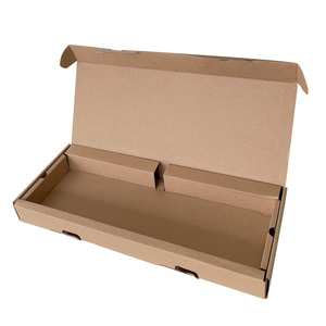 Boîtes d'expédition bleues en carton ondulé personnalisées pour claviers et souris, emballages en gros pour l'électronique grand public - Product Image 1