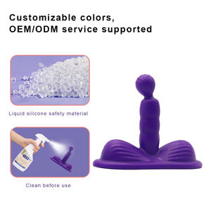 Stimolatore Clitorideo Automatico Telescopico in Silicone Alimentare Ricaricabile con 10 Frequenze per Masturbazione Femminile e Uso <span class=keywords><strong>Maschile</strong></span> - Product Image 5