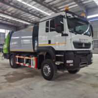 Camion compacteur de déchets 100% électrique de 14 m³ avec batterie de 190,51 kWh, autonomie de plus de 207 km, grande benne de compression des déchets