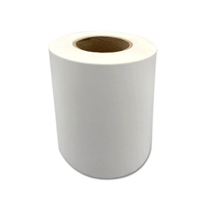 PVC brillo blanco etiqueta Stock autoadhesivo papel poliéster pegatina <span class=keywords><strong>vinilo</strong></span> etiqueta papel Jumbo rollo autoadhesivo rollo <span class=keywords><strong>de</strong></span> etiquetas - Product Image 4
