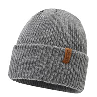 Gorro de Punto Unisex, Popular, con Etiqueta de Cuero Privada, Logotipo Personalizado, Gorro Deportivo, Gorro de Invierno, Gorro de Viaje