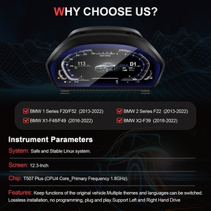 Navihua Digital Instrument Cluster GPS Navigation DVD Player LCD Display Instrument Cluster Digital <b>for</b> BMW 5 Series F10 F11 - Product Image 5