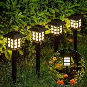 Lampes solaires à piquet paysager, étanches, lumière LED solaire RGB, lampe solaire extérieure, chemin de jardin, pelouse - Product Image 3