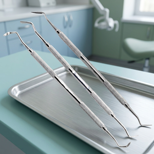 เครื่องมือผ่าตัดแบบใช้มือ รุ่น BK Industries Dental Rake Retractor ขนาด 17 ซม. สีเงิน ด้ามจับแบบมีลาย  ประเภท Class I  ปรับได้ 12 ระดับ - Product Image 3