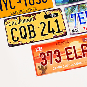 Placa de Matrícula Personalizada Changxin de Metal, Aleación de Aluminio, Acero Inoxidable, Letrero Decorativo para Auto, Estilo Retro - Product Image 1