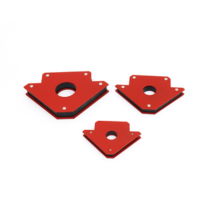Potente Soporte Magnético Triangular Rojo de Metal Ndfeb+ Permanente para Soldadura con Fuerza de Tracción de 75 Libras - Product Image 2