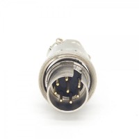 Suministro GX16 8 pines Cable macho inverso enchufe hembra montaje en Panel conectores circulares para montaje en Panel inverso