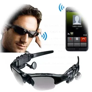 Lentes de sol Custom Hot sale Smart portable Wireless microphone sports cycling sunglasses riding earphone