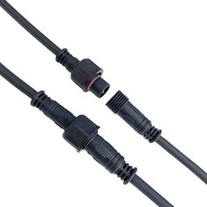 スモールヘッド2コア照明ストリングライト防水プラグ10A銅コンタクト素材屋外定格ガーデンウェディングデコレーション - Product Image 1