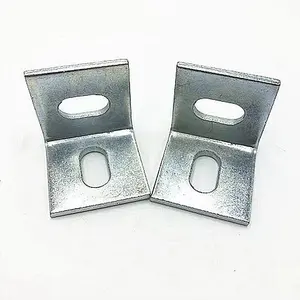 China manufacturer stamping bending fabrication service suppliers flat steel angle anchor bracket