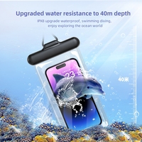Étui étanche pour téléphone en TPU transparent IPX8, étui sous-marin sensible au toucher pour smartphones