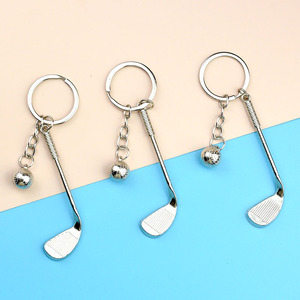 Porte-clés Fabricants Vente en gros Sports Series Balle <span class=keywords><strong>de</strong></span> golf <span class=keywords><strong>Tennis</strong></span> <span class=keywords><strong>de</strong></span> <span class=keywords><strong>table</strong></span> Raquette <span class=keywords><strong>de</strong></span> badminton Porte-clés Cadeaux créatifs - Product Image 1