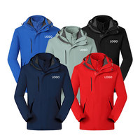 Veste Softshell Homme Personnalisable avec Logo, Coupe-Vent, Imperméable, Polaire, pour l'Extérieur et l'Hiver
