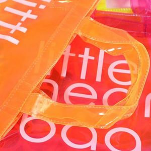 Bolsa de Compras Personalizada con Estampado Elegante, Color Caramelo, PVC, Ecológica, Transparente, Impermeable, Tipo Jelly - Product Image 5