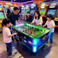 Nouvelle table de jeu double pour enfants, console de jeu de football en temps réel pour équipement de divertissement à monnayeur en arcade