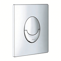 Plaque de chasse d'eau double en ABS brillant couleur ivoire pour toilettes