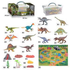 <span class=keywords><strong>2022</strong></span> dinosauri realistici educativi Play Set Dinosaur World Toys Figure con attività Play Mat & Trees Dinosaur Toy for Kids - Product Image 2